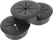 Homoyoyo 3 Pcs Wiring Hole Cover Round Cord Hole Cover Wire Hole Cover Round Cable Hole Plug Desk Grommet Wire Hole Plug Round Cable Hole Cover Round Cord Hole Plug Desktop Plastic Pp Cap