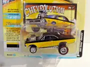 JOHNNY LIGHTNING - ZINGERS - BLACK / YELLOW - 1966 CHEVY CHEVELLE