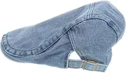 [TOGEVAL] Unisex Denim Newsboy Hat Adjustable Duckbill Beret Cap Retro Fashion Wide Brim Newsboy Hats