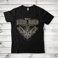 在飛比找蝦皮購物優惠-Dimmu Borgir 金屬樂隊男士 T 恤熱門趨勢 86