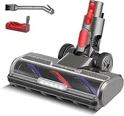 Aumerage Motorhead Cleaner Head for Dyson V7-V15 - Hard Roller Brush with LED Light, Vacuum Attachment for Carpets, Compatible with Dyson V7 V8 V10 V11 V15 Vacuum Cleaners
