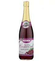 Kedem Sparkling 100% Grape Juice, 25.4oz Kosher