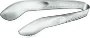 Global Classic Stainless Steel 7 Inch Cookie Tongs and Spoon Silver