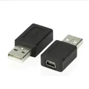 Mini USB 5-Pin Female Port to USB Type-A Male Plug Adapter Connector ConverterAU