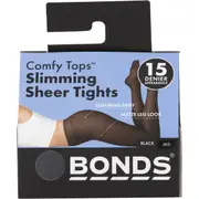 Bonds Comfy Tops Slimming Sheer Tights Black Sml each