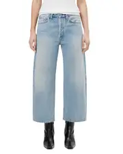 Agolde Arc Mid Rise Crop Wide Jeans in Orten