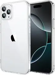 Areaphmet for iPhone 16 Pro Max Case Clear, [Anti-Yellowing] Crystal Clear, Shockproof Phone Bumper Cover, Anti-Scratch Clear Phone Case for iPhone 16 Pro Max 6.9-Inch
