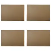 4x Maxwell & Williams Table Accents Leather Look Placemat 43x30cm Alligator Tan