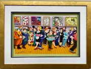 Yuval Mahler "The Opening" Hand Signed Limited Edition 3 Dimensional Framed Art