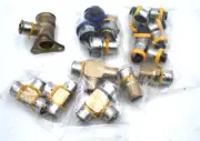 19pc VIEGA ProPress Lot Mostly 1/2" Some 3/4" 90-Degree Elbow Couplings Plugs+++