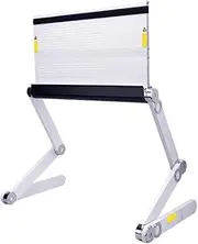 Can Lie Flat On Laptop Table Lying Down Bed fold Lifting Lazy Table Aluminum Alloy Computer Table White Ordinary