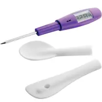 在飛比找momo購物網優惠-【IBILI】2in1刮刀湯匙溫度計(食物測溫 烹飪料理 電