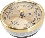 ROMISBABA Dial Type Barometer Home Use Aneroid Thermometer Hygrometer Wall-Mounted