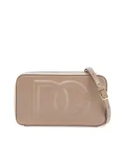 Dolce & Gabbana Leather Shoulder Bag With Zip Detail