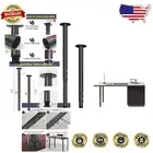 Modern Adjustable Black Desk Legs 21-36 Inch - Ideal for DIY Furniture Projects