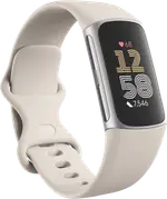 Fitbit Charge 6 - Porcelain/Silver Aluminium