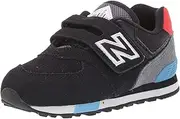 [New Balance] Unisex-Child 574 V1 Classic Hook and Loop Sneaker