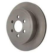 Rear Brake Rotor For 2003 Dodge Durango 5 Lug Holes Without Cryo Treating Plain