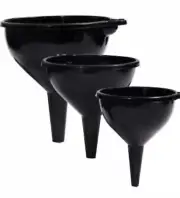 Funnel 3pcs Funnel Set, Food Grade, Kitchen, Labs ,Sci, Organic, Shop Auto, Car