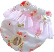 HOUDERCO Household Pet Puppy Sanitary Pant Reusable Female Dog Diaper for Heat Incontinence Comfortable and Breathable Design for Puppies and Female Dogs
