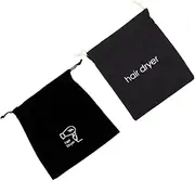 Large Capacity Hair Dryer Storage Bag Canvas Drawstring Pouch for Hair Dryer Organizing