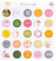 PinkFresh Chipboard Flair-Chrysanthemum PFCH2822
