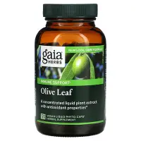 在飛比找iHerb優惠-[iHerb] Gaia Herbs 橄欖葉，120 粒全素