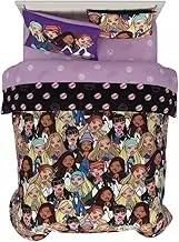 Franco Bratz Fashion Bedding 7 Piece Super Soft Comforter and Sheet Set with Sham, Queen, (100% Officially Licensed Product)