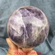 1.38LB Natural dreamy amethyst ball quartz crystal 78mm sphere gem healing XQ965