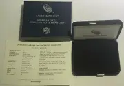 NO COIN 2014 W $1 PROOF SILVER AMERICAN EAGLE BOX & COA NO CAPSULE