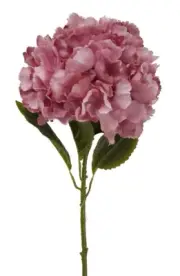 6-12 Pcs Artificial Hydrangea Dark Pink Color Stem 66cm Home/Office Party Decor