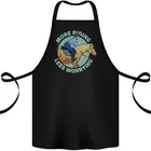 More Horse Riding Less Worrying Equestrian Cotton Apron 100% Organic