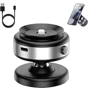 Alstegcwzo 360° Rotatable Car Magnetic Phone Holder, Universal Smartphone Compatible, Windshield & Dashboard Mount, White