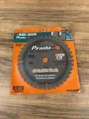 Vintage Black & Decker 7-1/4” Circular Saw Blade - Piranha 40 Carbide Teeth NEW
