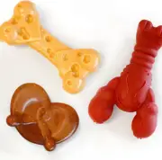 Power Chew Toy Bundle, 3 Pack, Small - up to 25 Lbs, Filet Mignon, Cheese, Bacon