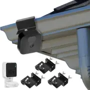 3Pack Gutter Mount for Blink Outdoor 4 (4th Gen) / 3 Pack, black gutter mount