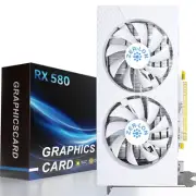 RX 580 8G Graphic Cards Real 8GB 256Bit 2048SP GDDR5 Pc Gaming Video Card HDM...