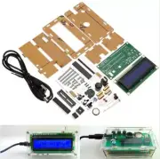 LCD1602 DC 5V DIY Electronic Clock Kit Temperature Alarm Function Acrylic Shell