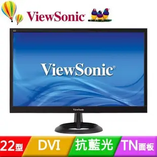 無亮點 免運費 ViewSonic VA2261-2a 22吋 (21.5吋可視範圍) Full HD LED螢幕