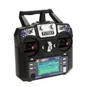 FlySky FS-i6 i6 2.4G 6CH AFHDS RC Radio Transmitter Without Receiver for FPV RC Drone Engineering Ve Right Hand Throttle