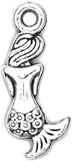 [Zicdije] Pack of 80 PCS Antique Tibetan Silver Charms Wholesale Bulk Pendants Supplies for Jewelry DIY Making Metal Alloy Charms
