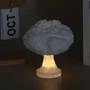 Atomic Bomb Blast Mushroom Cloud Table Lamp, 3D Mushroom Cloud Nuclear