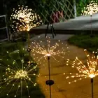 2pcs Solar Garden Lamps 150 LED Solar Firework Lights Lamp Outdoor Garden ZhAGD