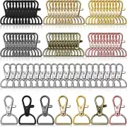 80Pcs Swivel Clasp Hooks for Keychains, Lanyards & DIY Crafts - 3/4” Width
