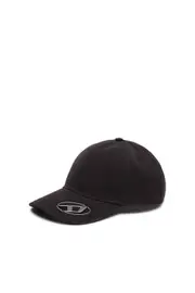 [Diesel] Diesel - Baseball cap with oval D plaque - Caps - Man - Black 02 Black