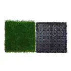 Artificial Grass Tiles Turf Deck Set 12 X 12 In. Synthetic Fake Grass Artificial