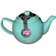 Price & Kensington Stoneware Glossy Jade Green 6-Cup Teapot
