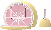 Watermelon-Shaped Cat Toilet with Shovel Splash-Proof Deodorant Supplies Fully Enclosed Cat Litter Box Drawer Type Litter Pan