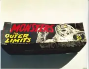 8 x 10 photo of 1964 OUTER LIMITS bubblegum card box. Photo only, not the box.