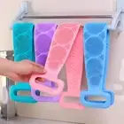 Bath Brushes Double-Sided Bath Towel Silicone Brush Scrubbers Body Scrub